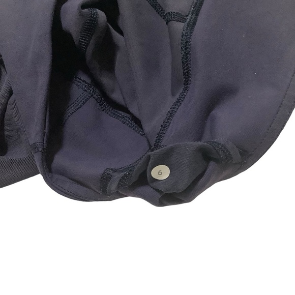Lululemon Breathe Easy Crop Sz 6 Cadet Blue - Picture 5 of 12